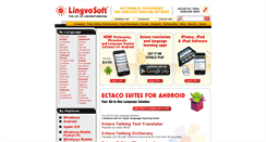 Desktop Screenshot of lingvosoft.com